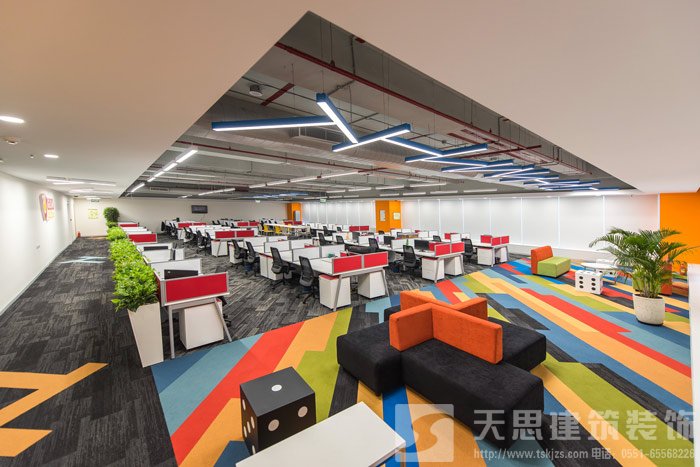 游戲公司辦公室辦公區(qū)設計方案